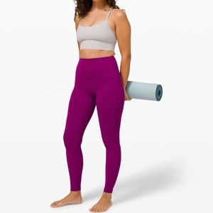 LLL Align Pant 28” (deep fuschia)